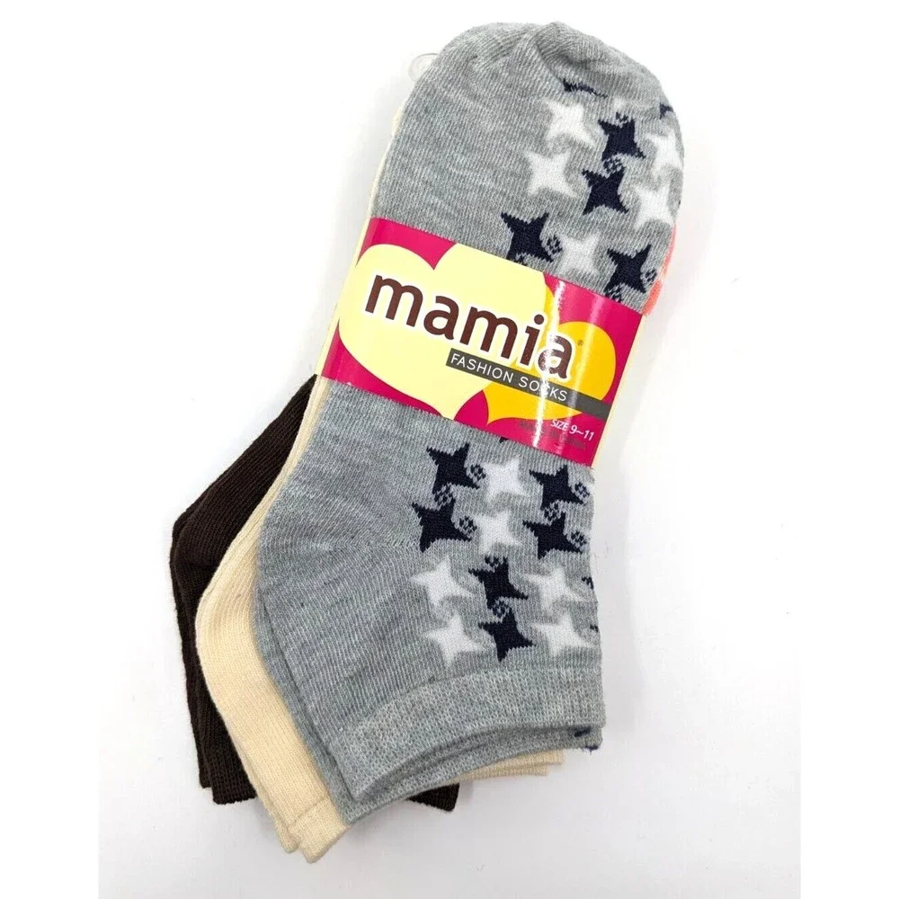 Mamia Socks 3 Pairs Retro Design